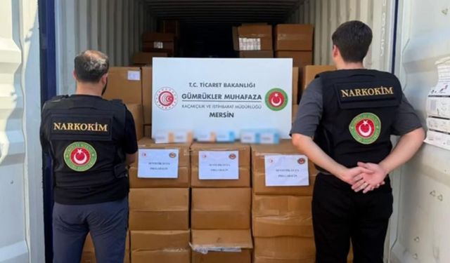 Gümrüklerde dev operasyon! 52,6 ton uyuşturucu ele geçirildi