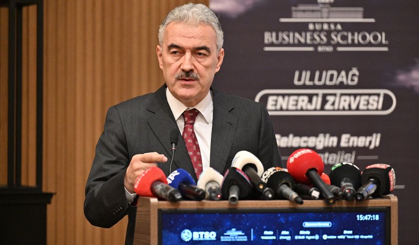 Vali Erol Ayyıldız Uludağ Enerji Zirvesi'nde