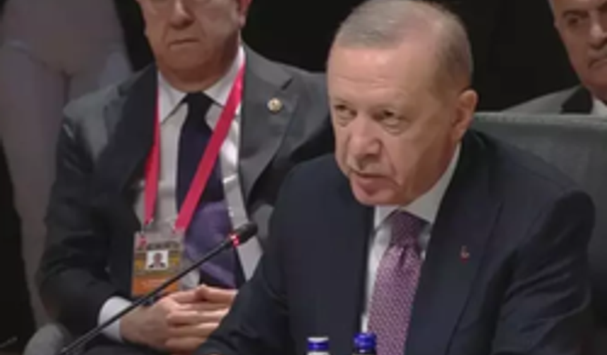 Cumhurbaşkanı Erdoğan’dan Budapeşte’de Gazze Çağrısı