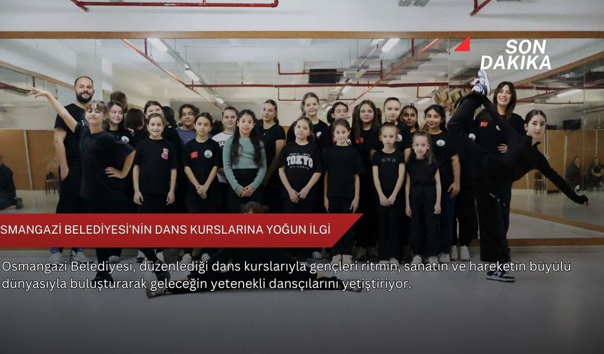 Osmangazi Belediyesi’nin dans kurslarına yoğun ilgi