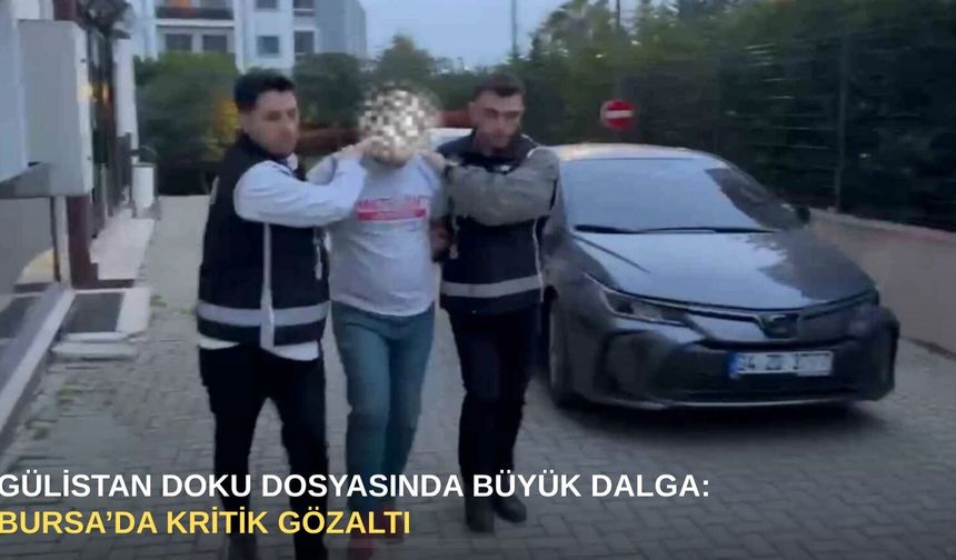 Gülistan Doku dosyasında büyük dalga: Bursa’da kritik gözaltı