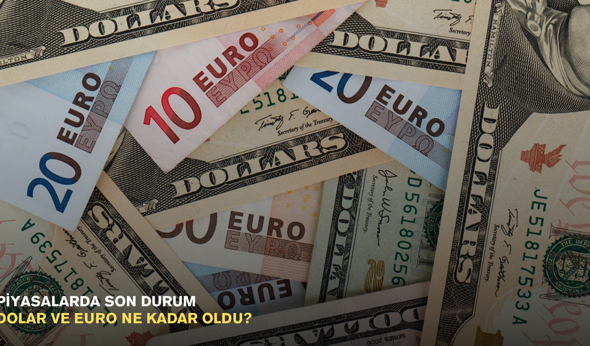 Piyasalarda son durum: Dolar ve euro ne kadar oldu?