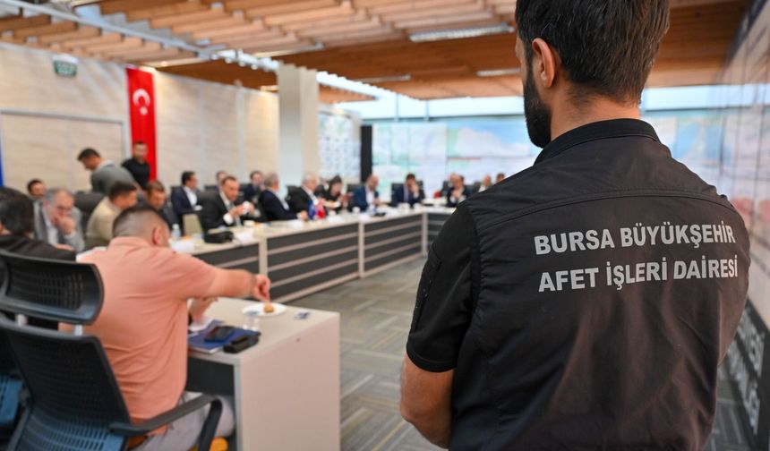 Bursa'nın afet direnci AKOM'da güçlendiriliyor