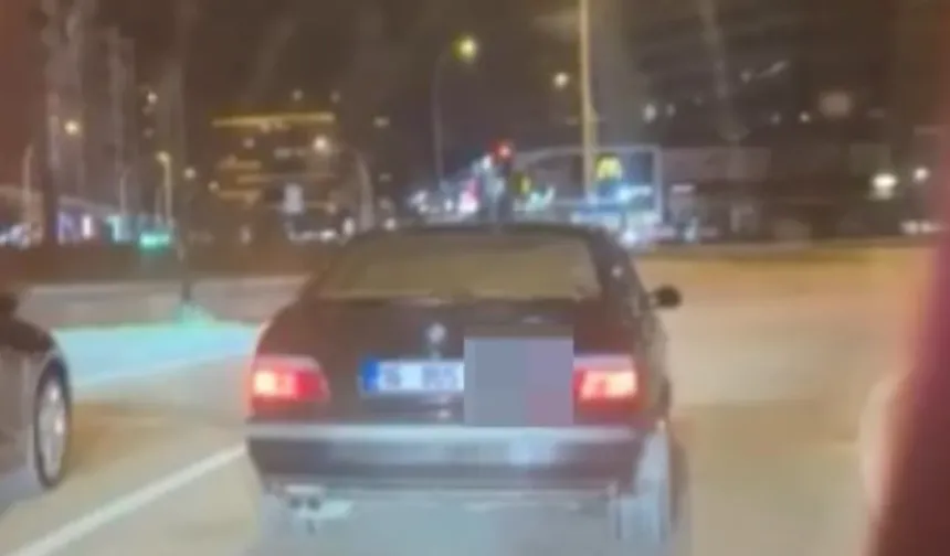 Bursa’da sokak ortasında tehlikeli şov! O anlar kameraya böyle yansıdı