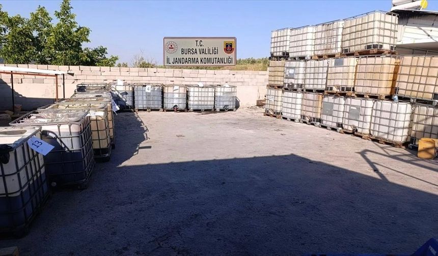 Gemlik'te büyük kaçak akaryakıt baskını
