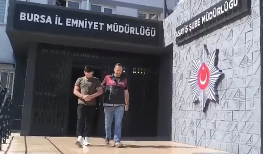 Bursa'da yarım kalan inşaattan her şeyi çalmıştı, yakalandı