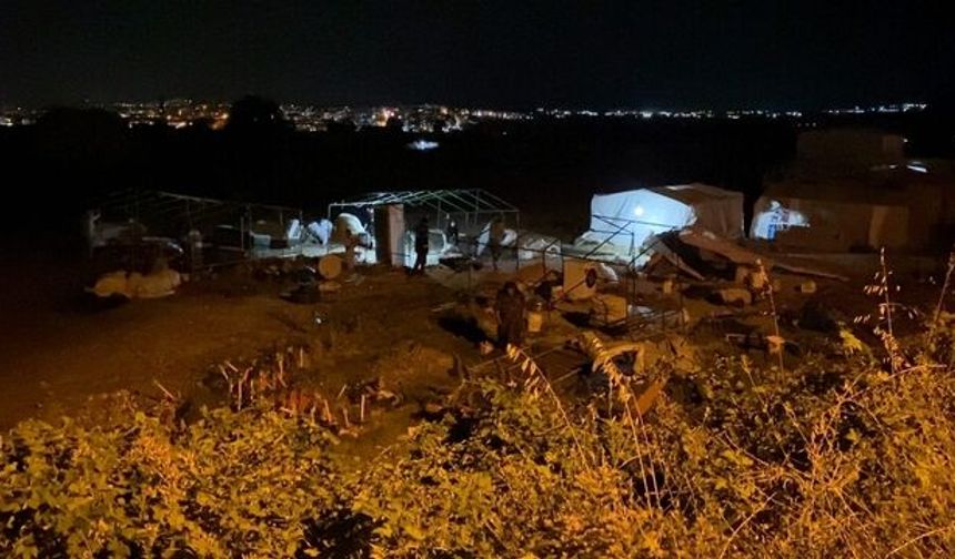 Bursa İnegöl'de çadır kentte aileler birbirine girdi