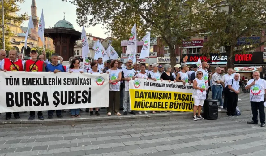 Bursa'da madenciler için toplandılar