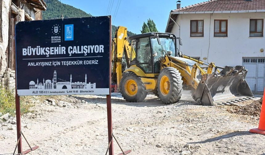 Bursa'da Kırsal Mahallelerin Altyapısı Güçleniyor