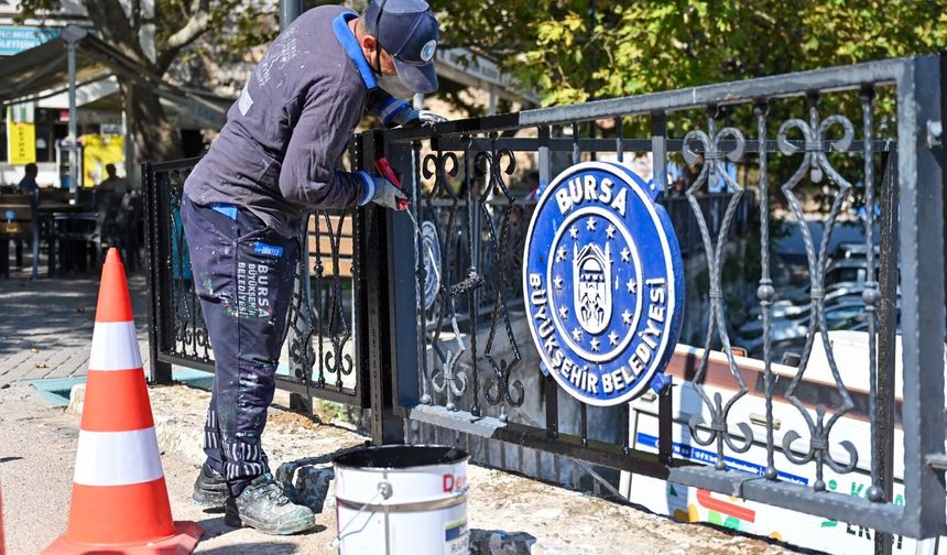 Büyükşehir'den Gölyazı'ya temizlik ve bakım mesaisi