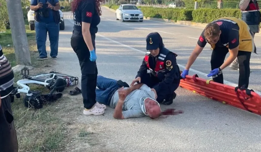 Bursa'da direğe çarpan alkollü bisikletçiye 25 bin lira ceza!
