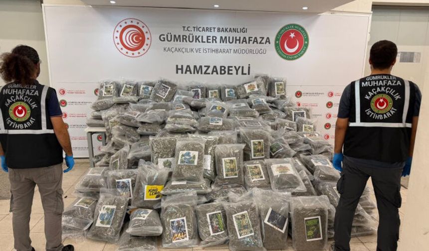 Bursa'ya gelen araçtan 288 kilo uyuşturucu çıktı