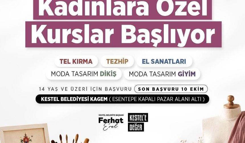 Kestel’de kadınlar için yeni merkez: KAGEM kapılarını açıyor