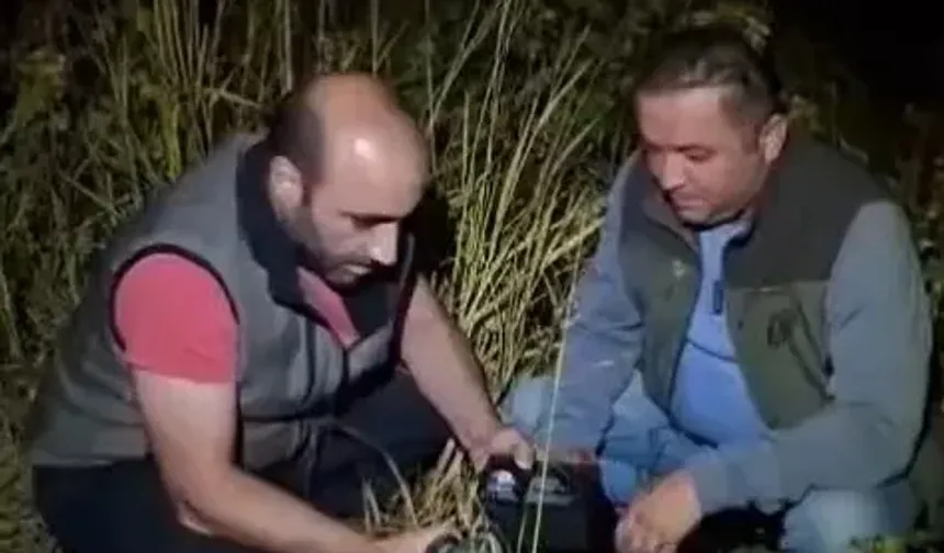 Bursa’da ekipleri bile şaşırtan kaçak av düzeneği! Tüpün içine gizlediler