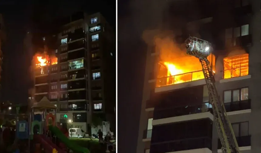 Bursa’da çocuk çakmakla oynadı, apartmanda yangın çıktı