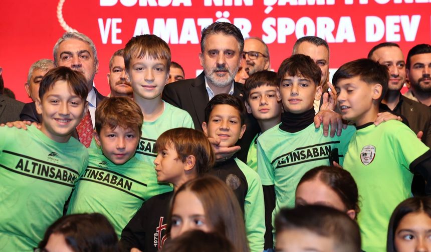 Bursa’da 689 spor kulübüne milyonluk destek!