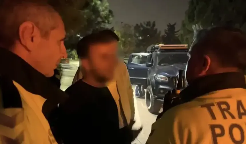 Osmangazi’de alkol kontrolü: Genç sürücüden dikkat çeken savunma