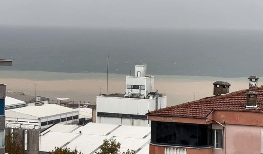 Bursa’da mavi deniz kahverengiye döndü!