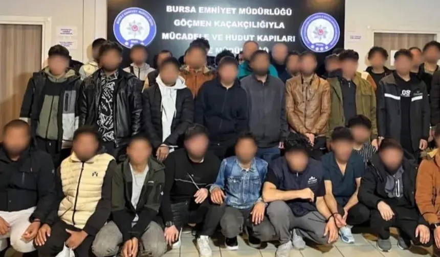 Bursa’da göçmen operasyonu! 3 ilçede 6 adrese baskın