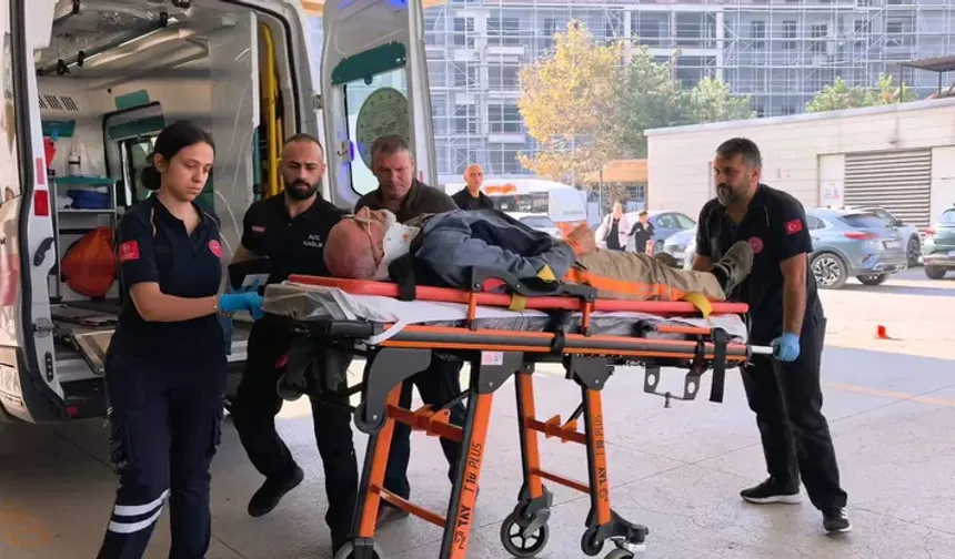 Bursa’da çatı tamiri sırasında kaza! 4 metre yükseklikten düştü