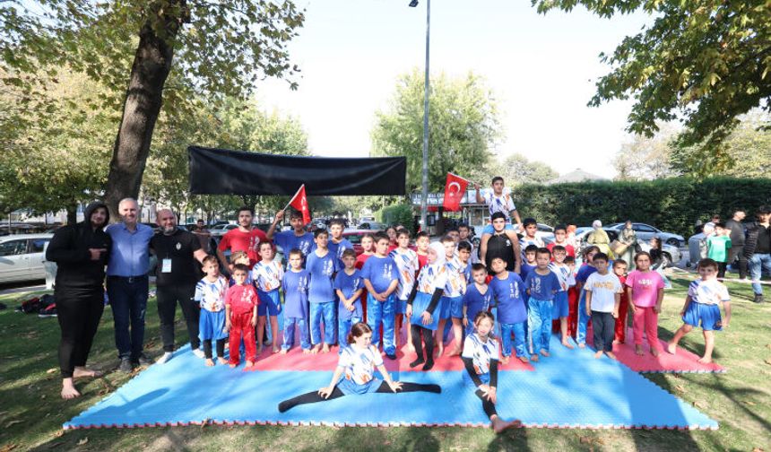 Bursa’da çocukların spor tutkusu büyüdü! 17 branşta kendilerini denediler