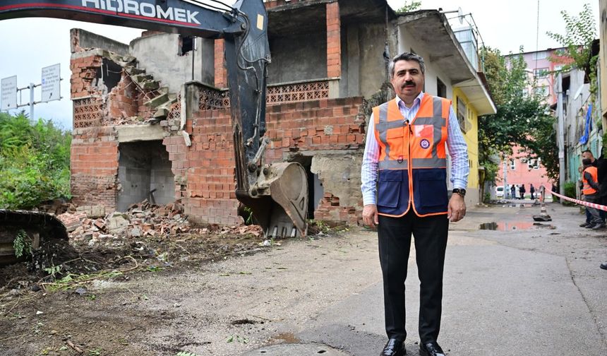 Bursa’da kentsel dönüşüm hamlesi! Arabayatağı’nda yıkım başladı
