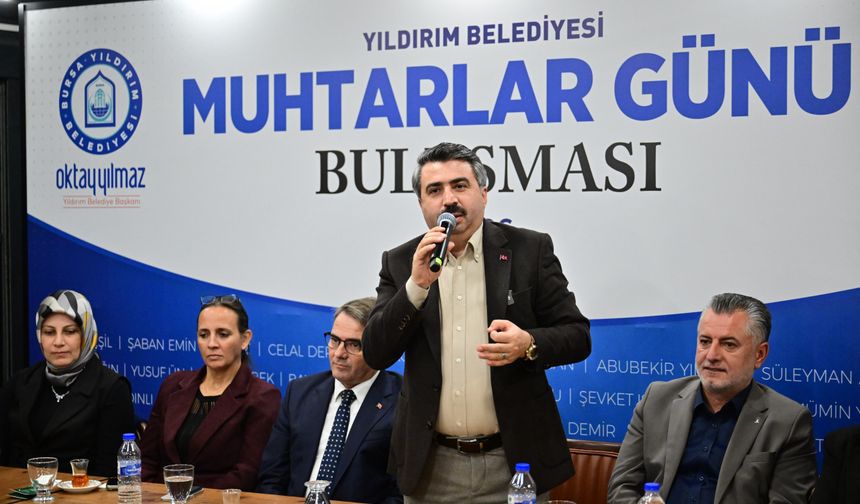 Yıldırım Belediyesi’nden muhtarlara 30 bin TL’lik destek
